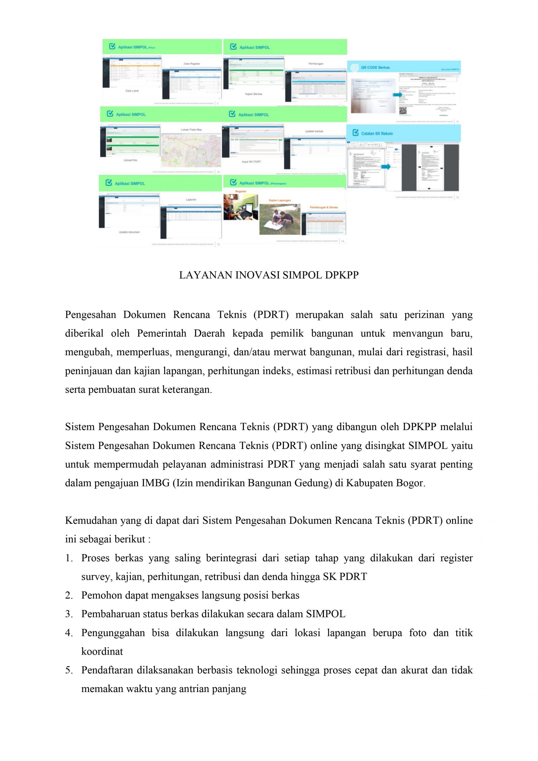 3. Kemudahan Informasi – DPKPP Kabupaten Bogor